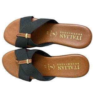 Classic Italian Wedge Sandals